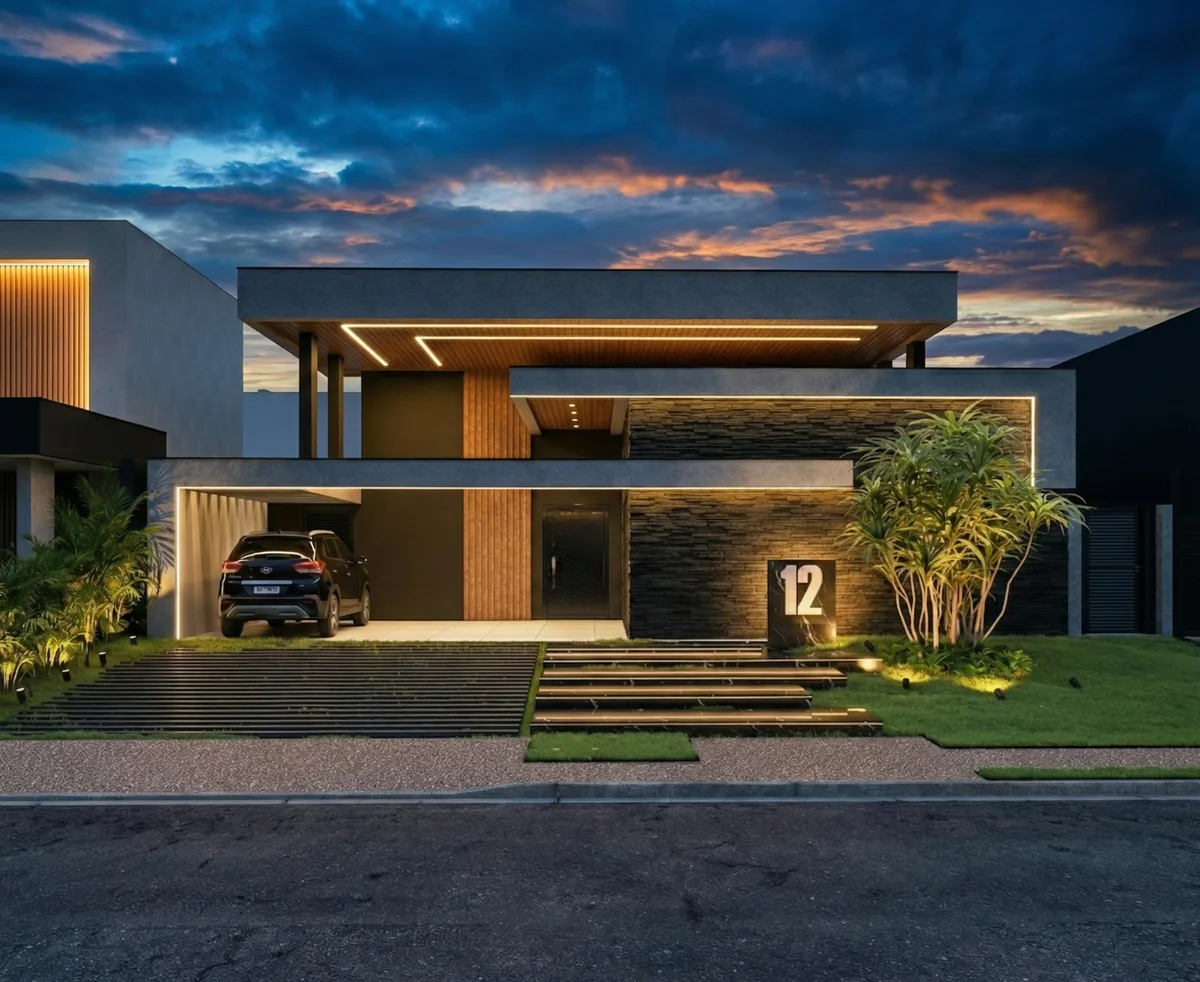 Projeto de arquitetura residencial em Uberlândia - Libélula Arquitetura